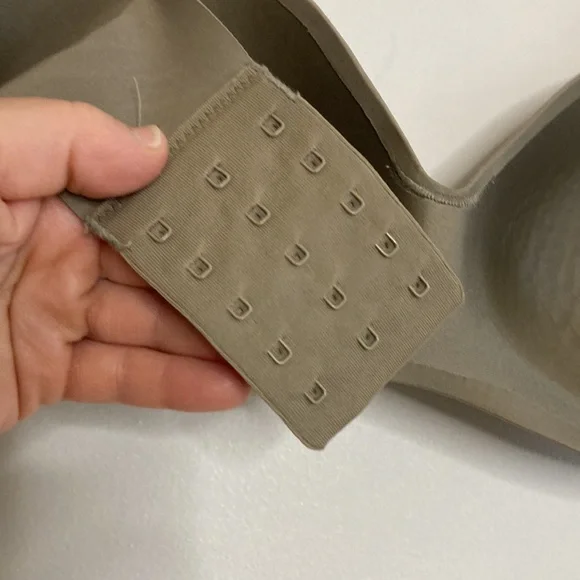 Knix Wingwoman Bra 2 36A Taupe Khaki Brown Wireless Comfy Everyday - Picture 9 of 12